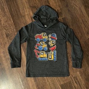 Kids Headquarters Boys Long Sleeve Shirt With Hood